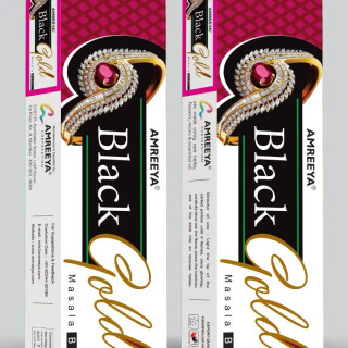 عود خوشبو کننده آمریا Amreeya مدل دست ساز طلای سیاه (قهوه) Black Gold